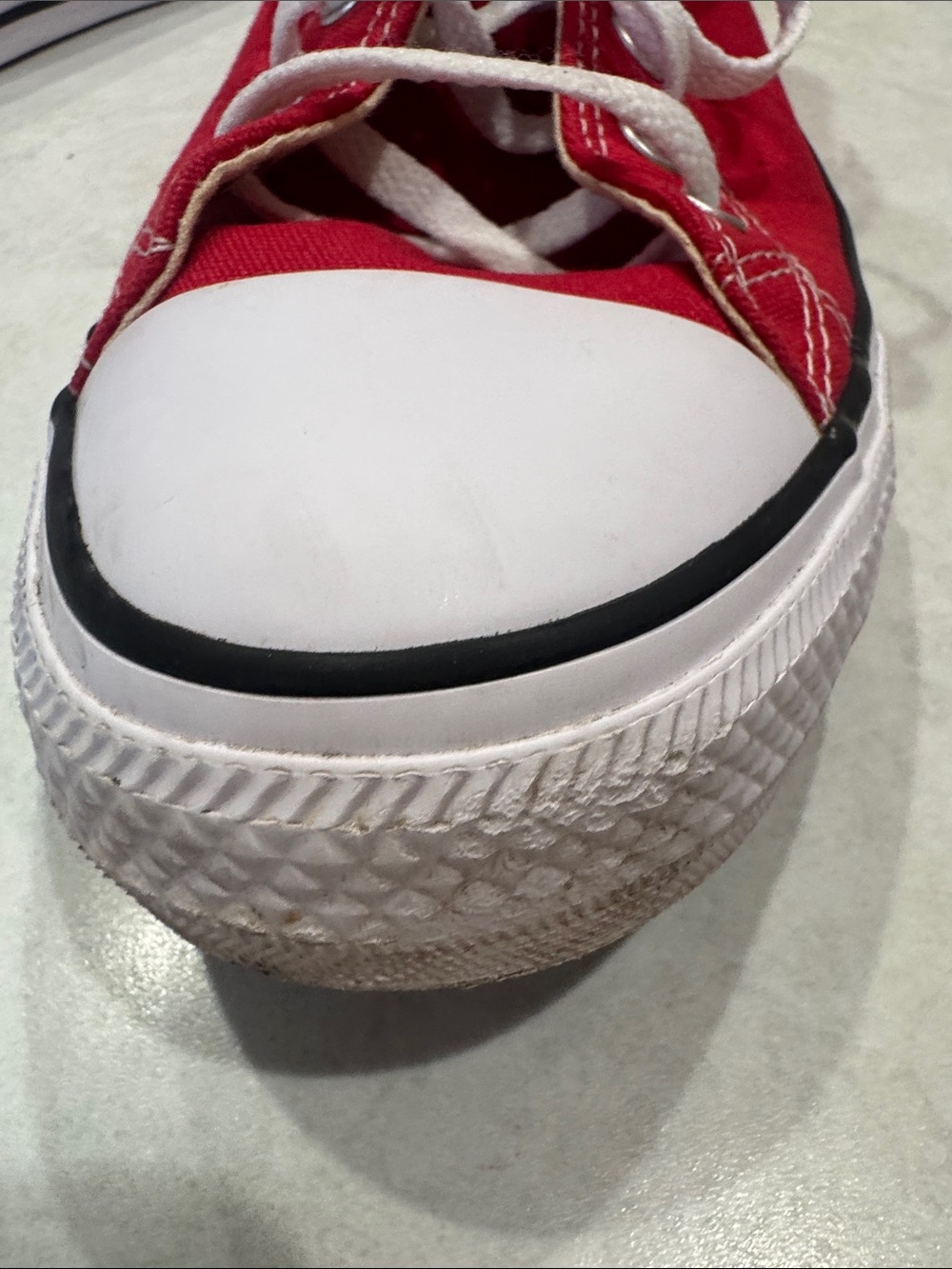 Converse Red High-Top Chuck Taylor Sneakers - Picture 4 of 8